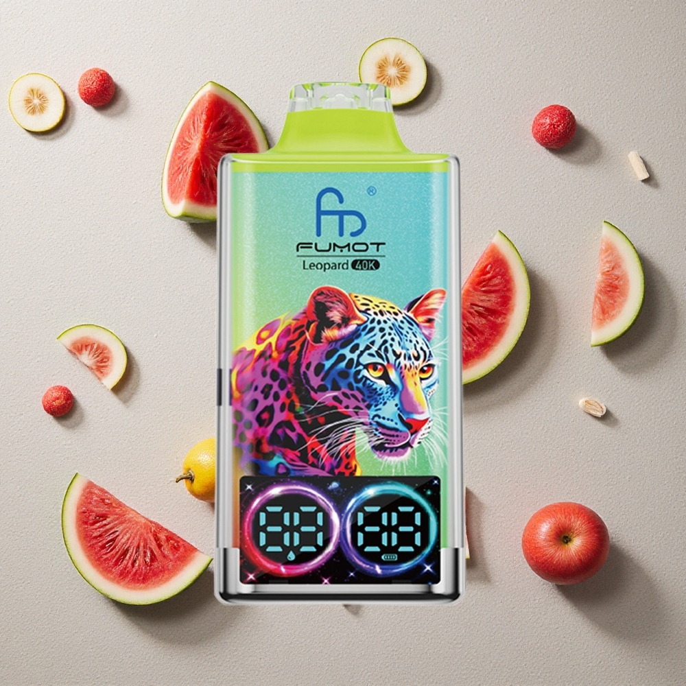 Fumot Leopard 40K Puffs Wassermelone Eis vapes großhandel Österreich Dual Mesh 700mAh