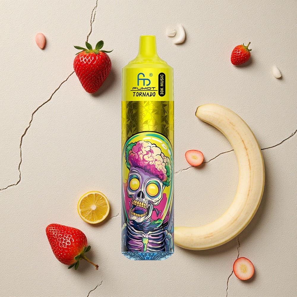 Fumot RandM Tornado 30000 Puffs Banane Erdbeer vapes großhandel Österreich 30mL 2% 5% Nikotin