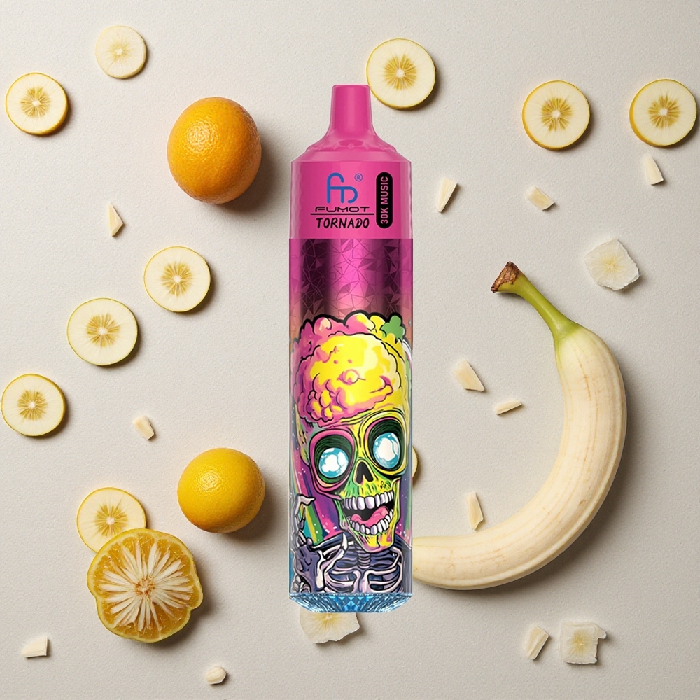 Fumot RandM Tornado 30000 Puffs Bananeneis vapes großhandel Österreich 30mL 2% 5% Nikotin