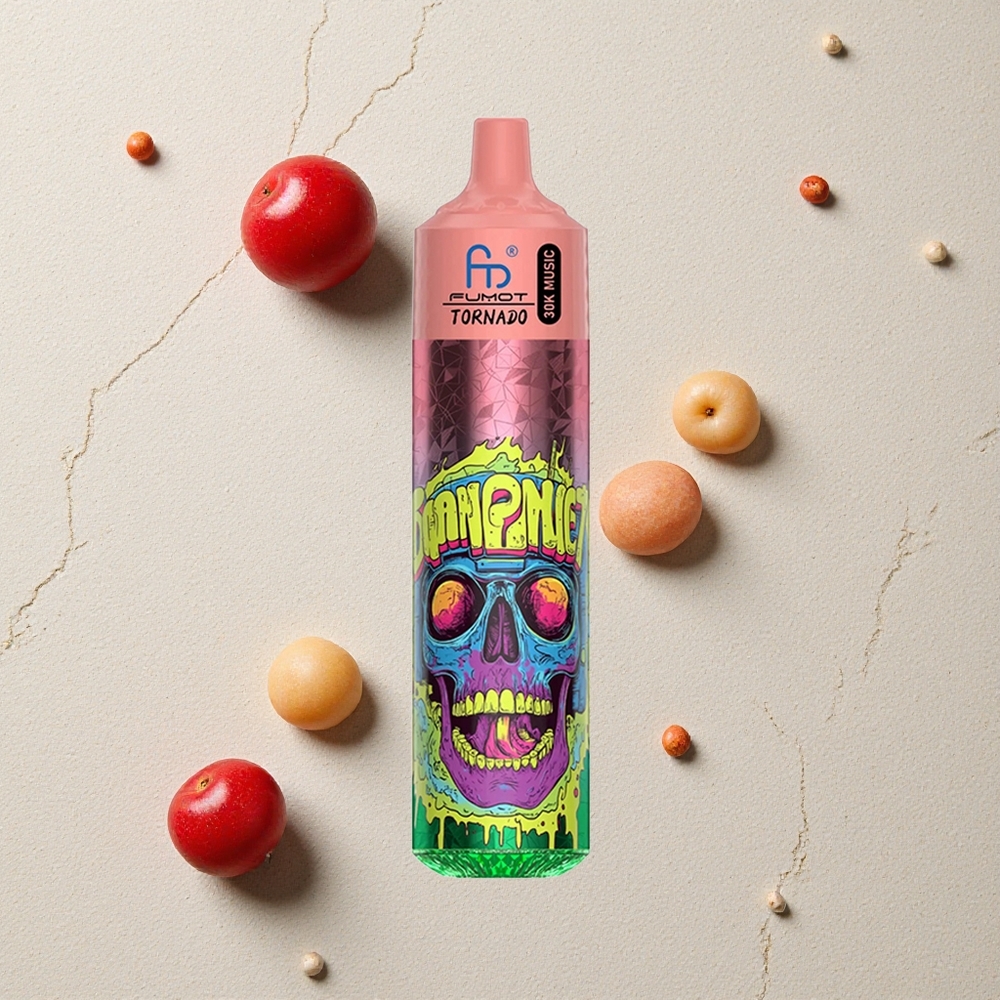 Fumot RandM Tornado 30000 Puffs Dreifach-Kirsche vapes großhandel Österreich 30mL 2% 5% Nikotin