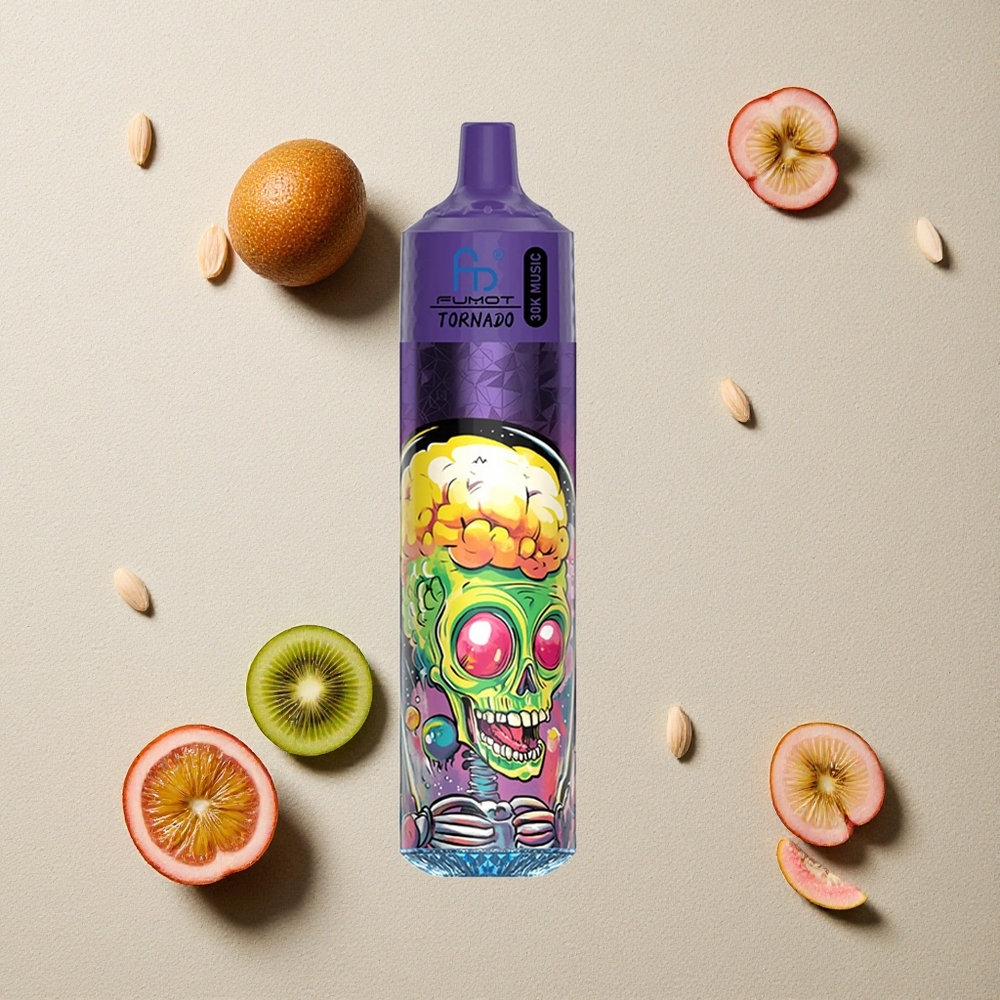 Fumot RandM Tornado 30000 Puffs Kiwi Passionsfrucht Guave vapes großhandel Österreich 30mL LED-Display
