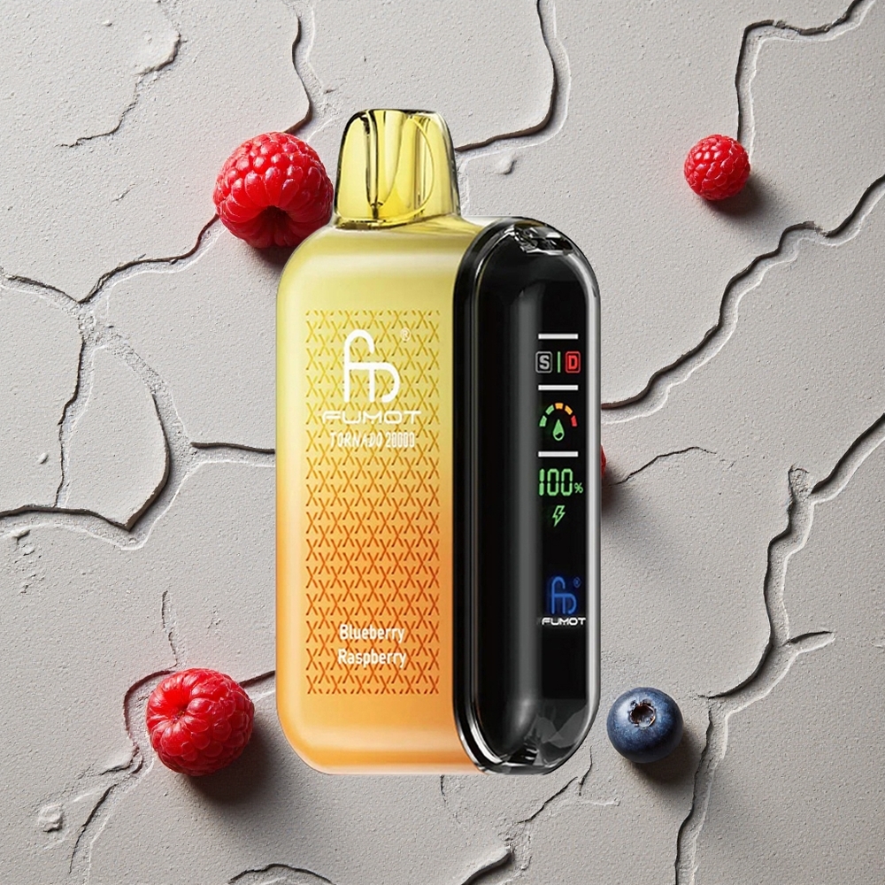 Fumot Tornado 20000 Puffs Blaubeere Himbeere vapes großhandel Österreich mit 20ml E-Liquid und 850mAh Akku