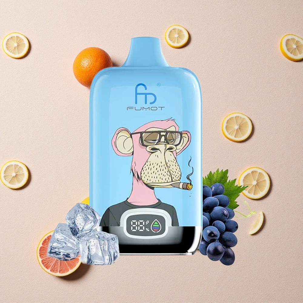 Fumot Tornado Digital Box 12000 Puffs Rosa Limonade vapes großhandel Österreich 20ml E-Liquid 550mAh