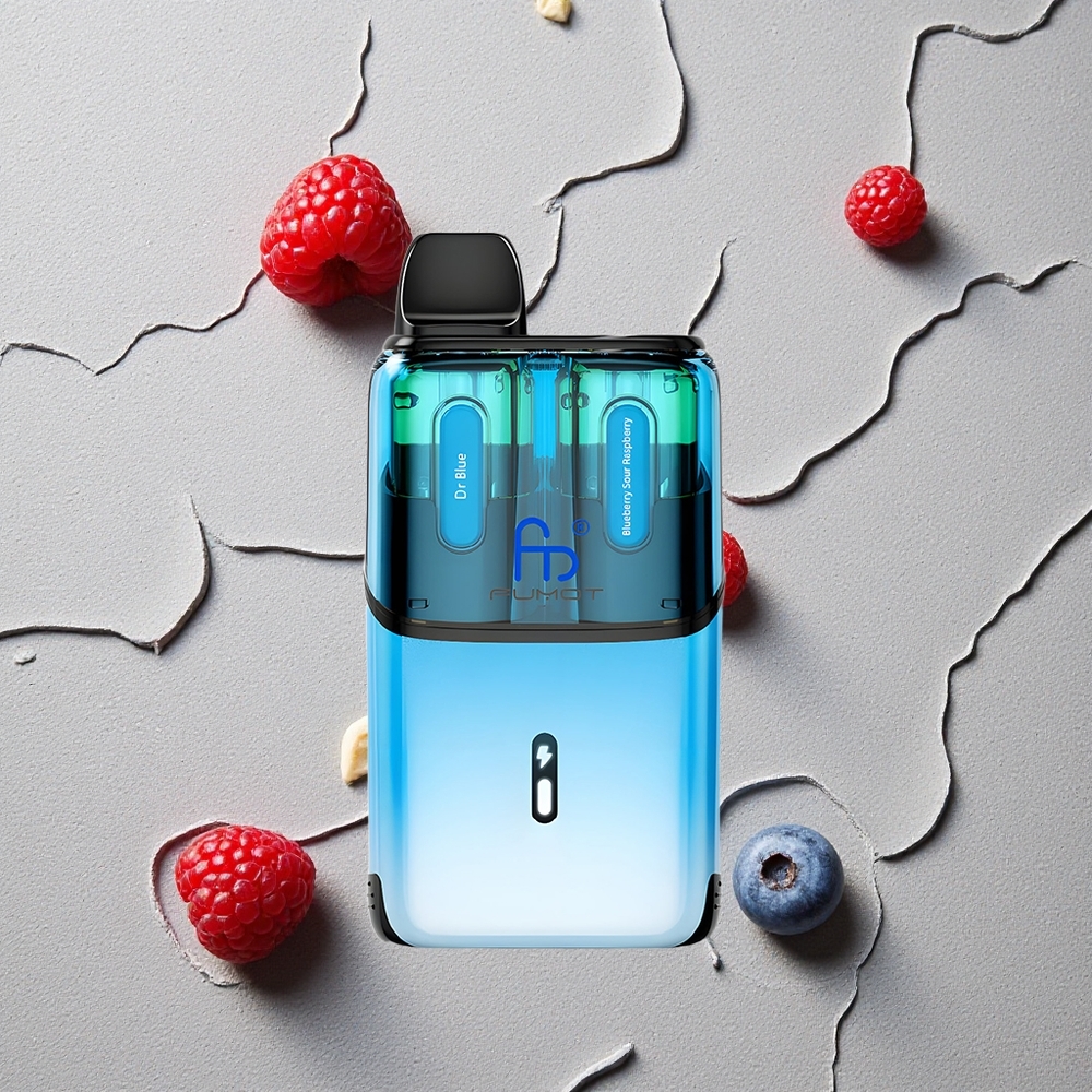 Fumot Ultra T32000 32000 Hübe Dr Blau - Blaubeere Saure Himbeere vapes großhandel Österreich Typ-C Schnellladung