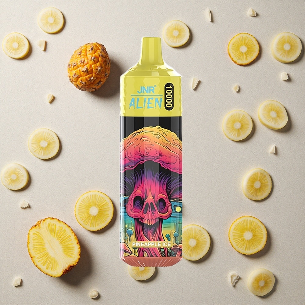 JNR Alien 10000 Puffs Ananas-Eis vapes großhandel Österreich 850mAh RGB LED