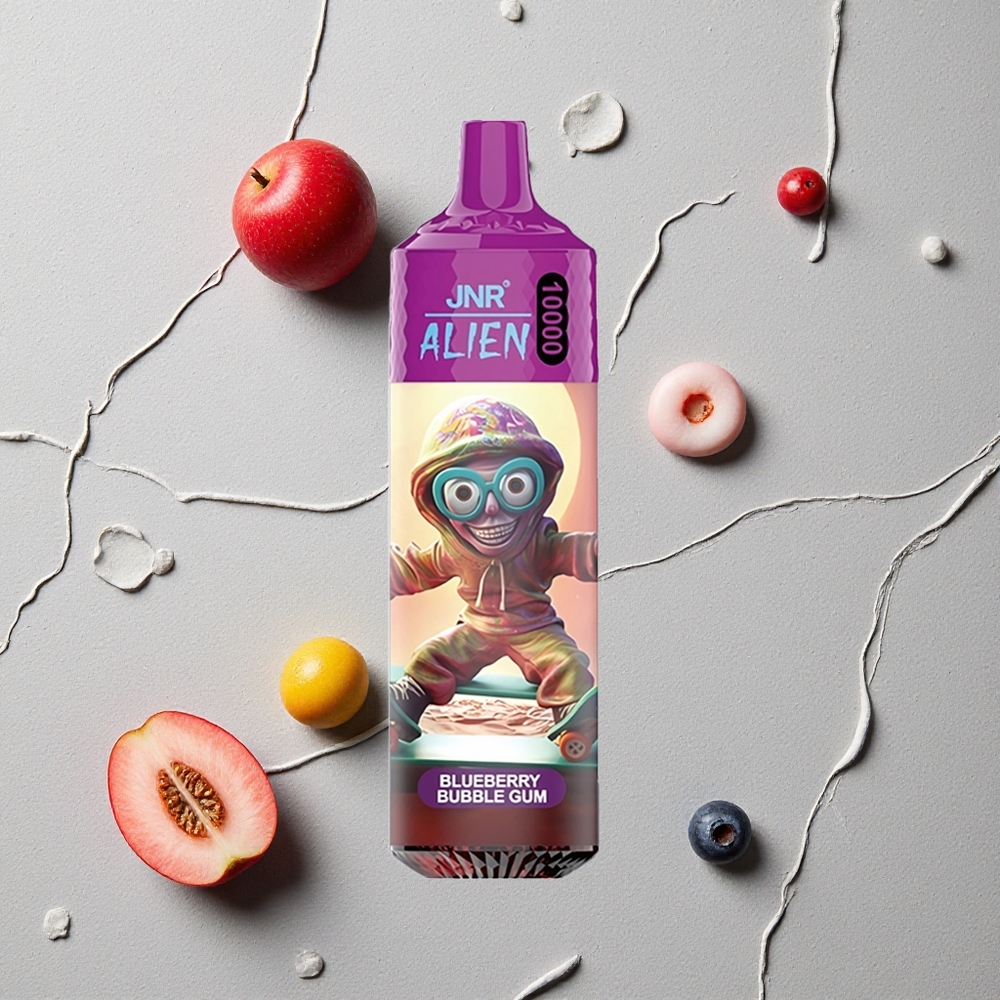 JNR Alien 10000 Puffs Blaubeere Bubble Gum vapes großhandel Österreich 850mAh RGB LED