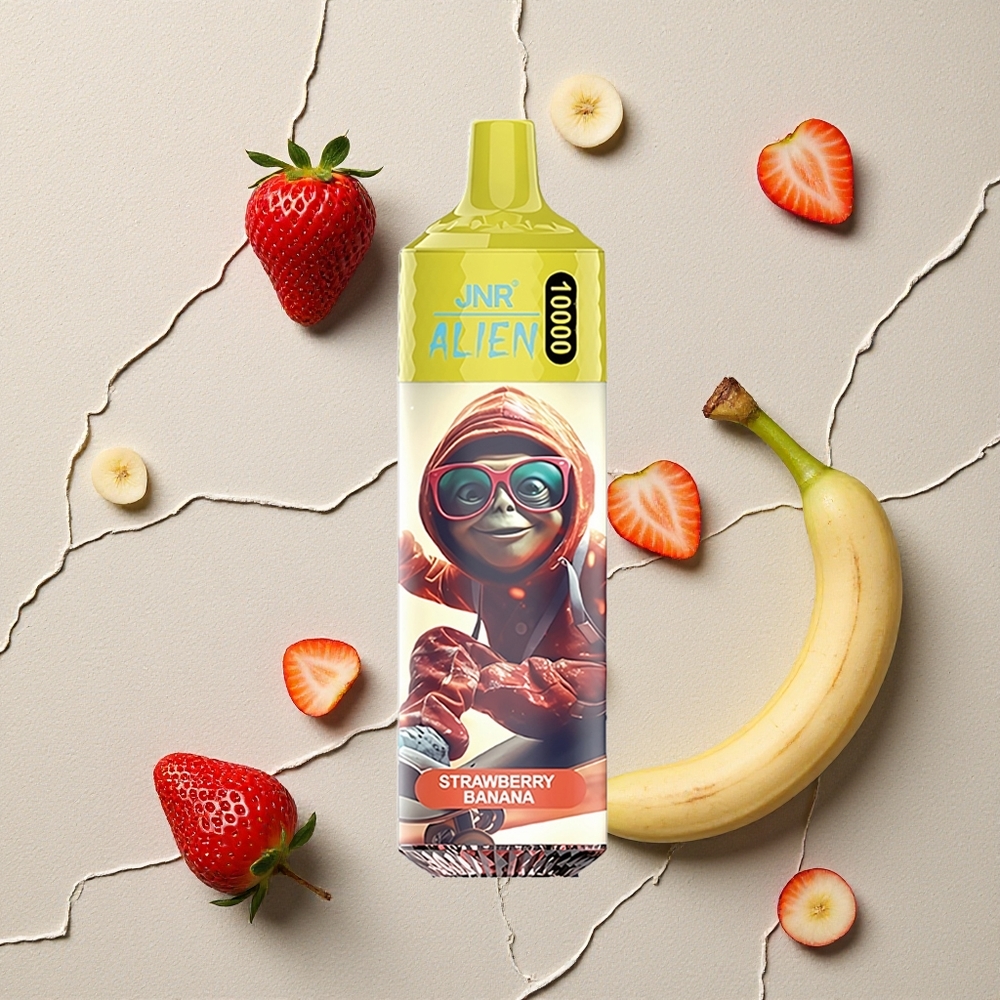 JNR Alien 10000 Puffs Erdbeer Banane vapes großhandel Österreich 850mAh RGB