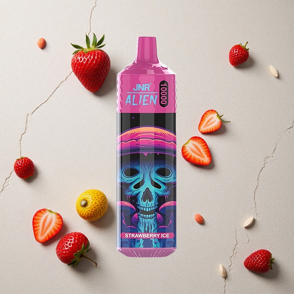 JNR Alien 10000 Puffs Erdbeer-Eis vapes großhandel Österreich 850mAh RGB