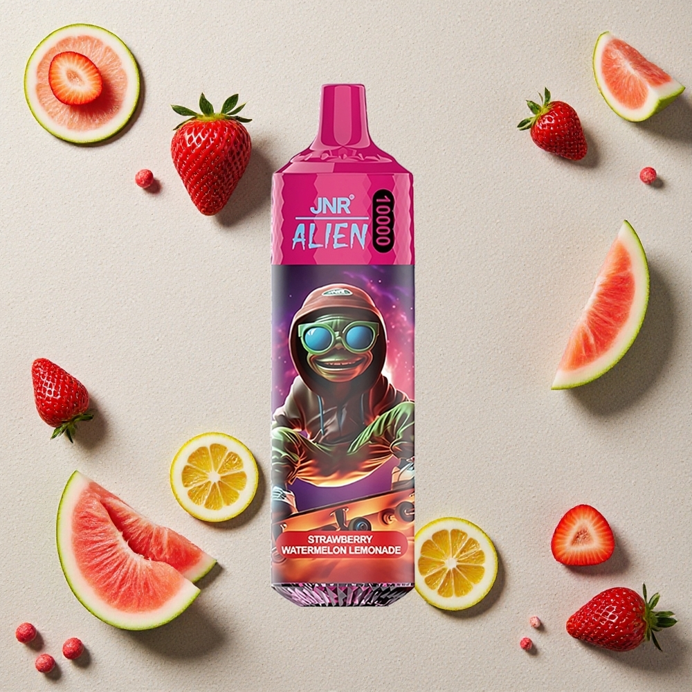 JNR Alien 10000 Puffs Erdbeer Wassermelone Limonade vapes großhandel Österreich 850mAh RGB LED