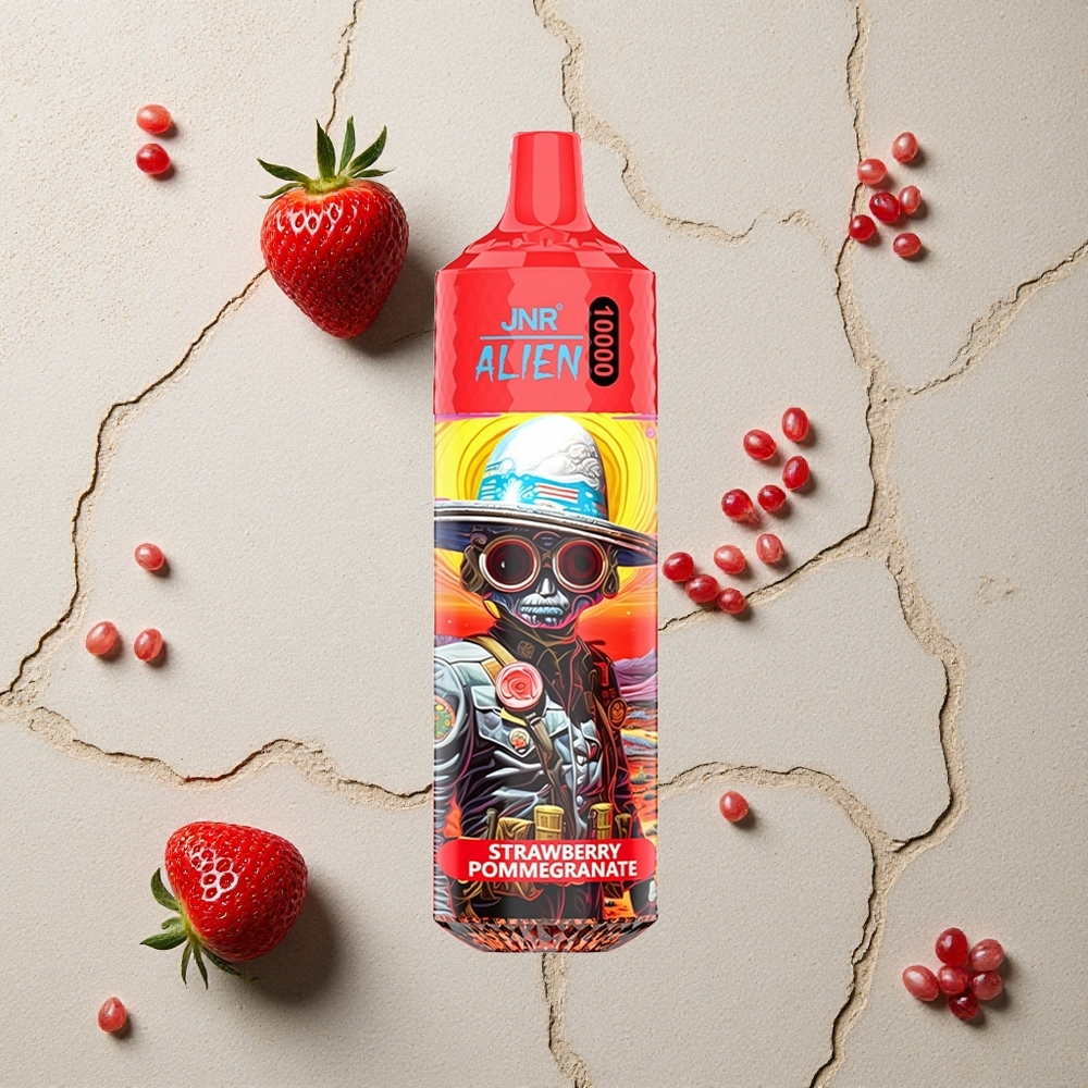 JNR Alien 10000 Puffs Erdbeere Granatapfel vapes großhandel Österreich 850mAh RGB LED