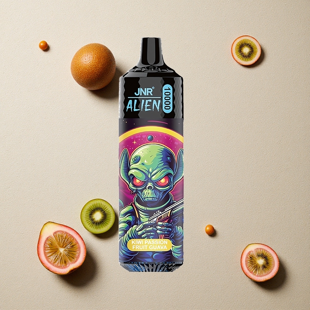 JNR Alien 10000 Puffs Kiwi Maracuja Guave vapes großhandel Österreich 850mAh RGB-LED