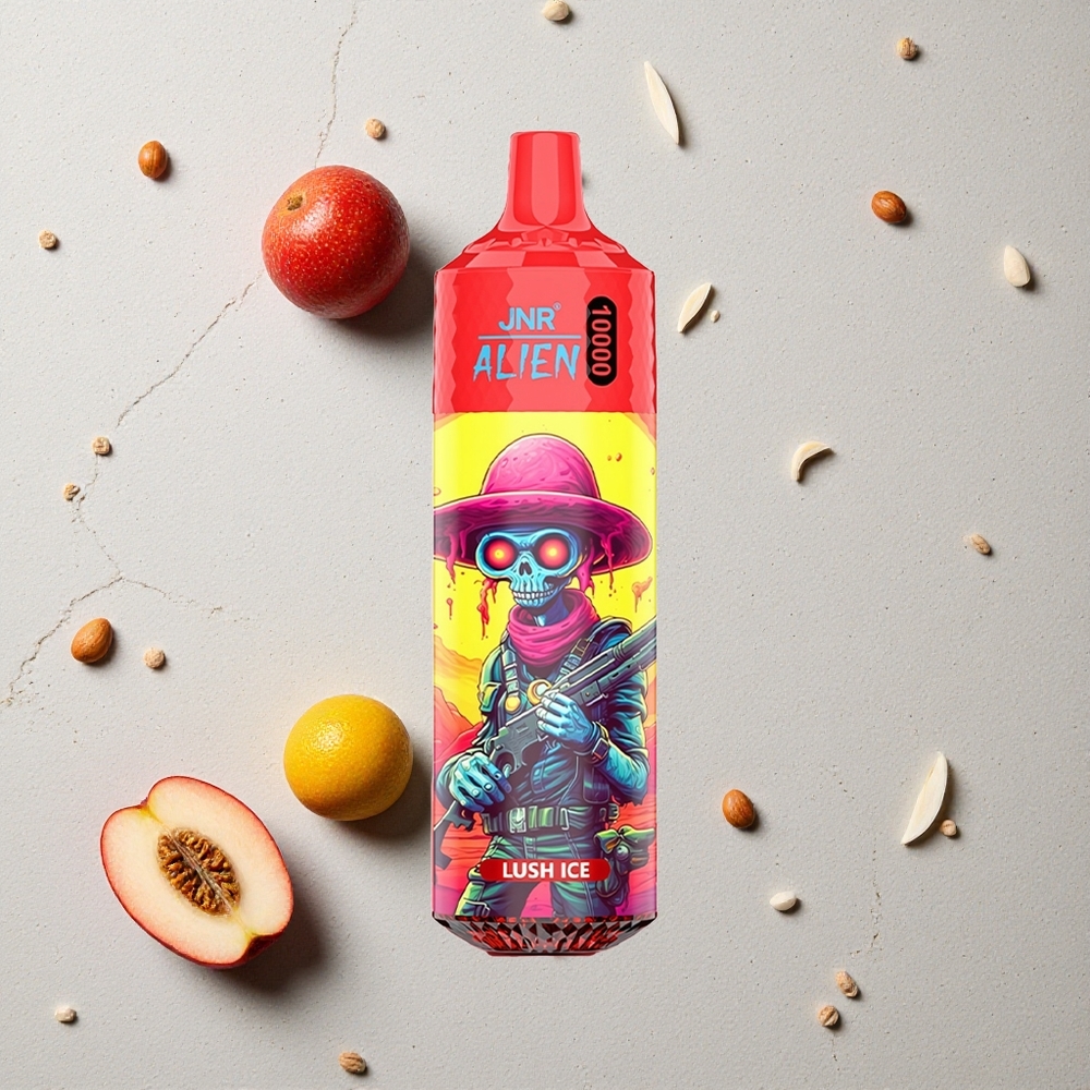 JNR Alien 10000 Puffs Lush Ice (Eisige Frische) vapes großhandel Österreich mit 20ml E-Liquid und RGB-LED