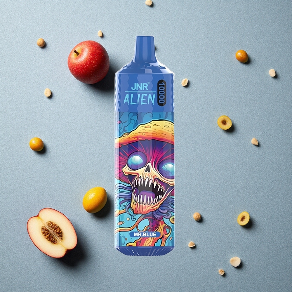 JNR Alien 10000 Puffs Mr Blau 20ml E-Liquid vapes großhandel Österreich RGB LED Sporty Design