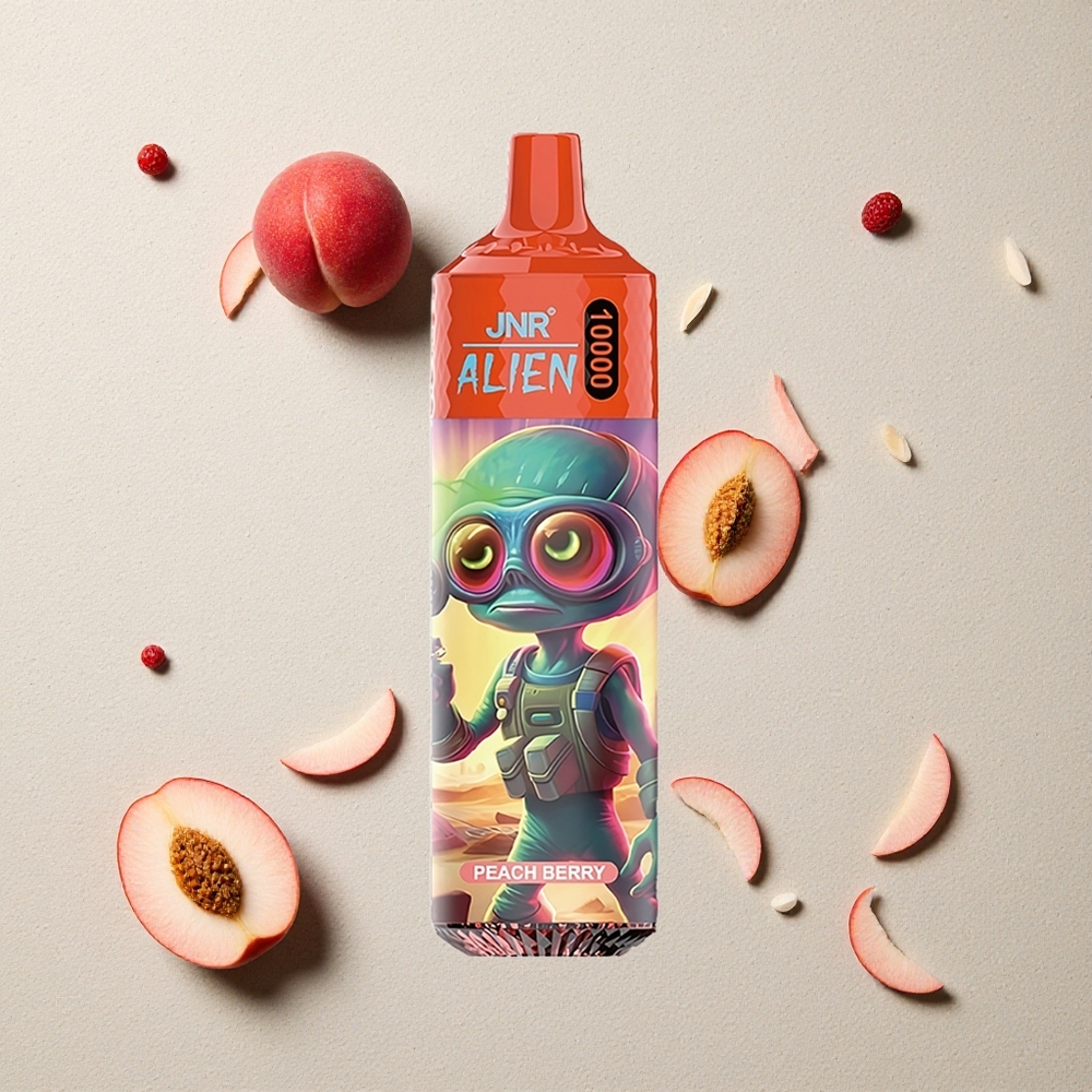 JNR Alien 10000 Puffs Pfirsich-Beere vapes großhandel Österreich 850mAh RGB LED