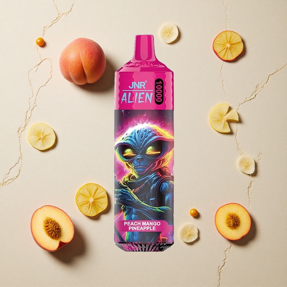 JNR Alien 10000 Puffs Pfirsich Mango Ananas vapes großhandel Österreich 850mAh RGB
