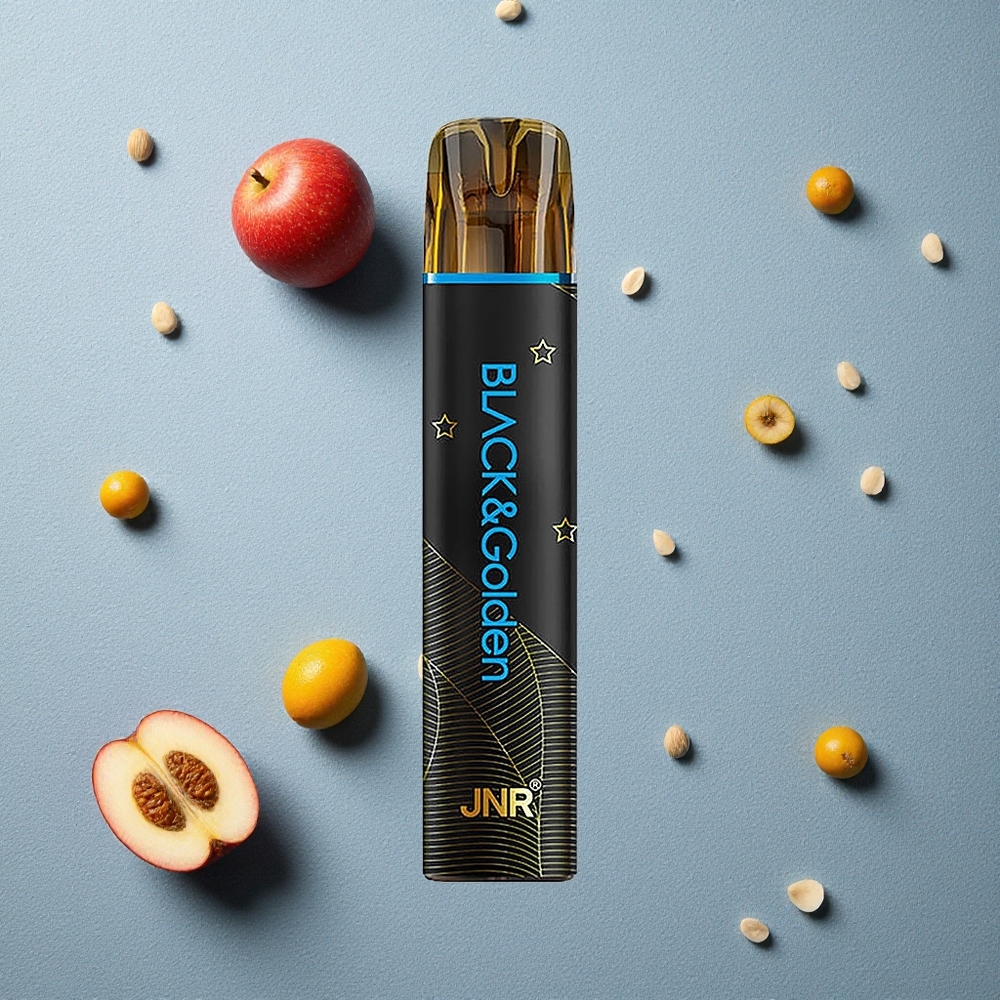 JNR Black&Golden 600+200 Puffs Blau Einweg-Vape vapes großhandel Österreich 550mAh 2ml TPD