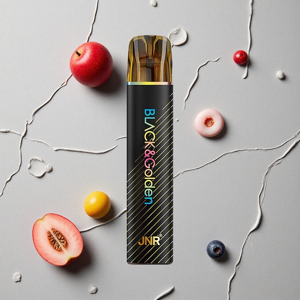 JNR Black&Golden 600+200 Puffs Blaubeere Bubble Gum vapes großhandel Österreich 550mAh