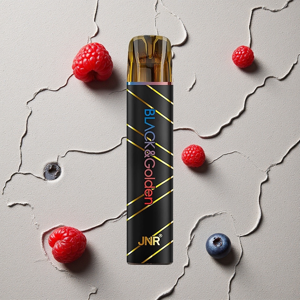 JNR Black&Golden 600+200 Puffs Blaubeere-Sauerhimbeer vapes großhandel Österreich TPD zertifiziert 2% Nikotin
