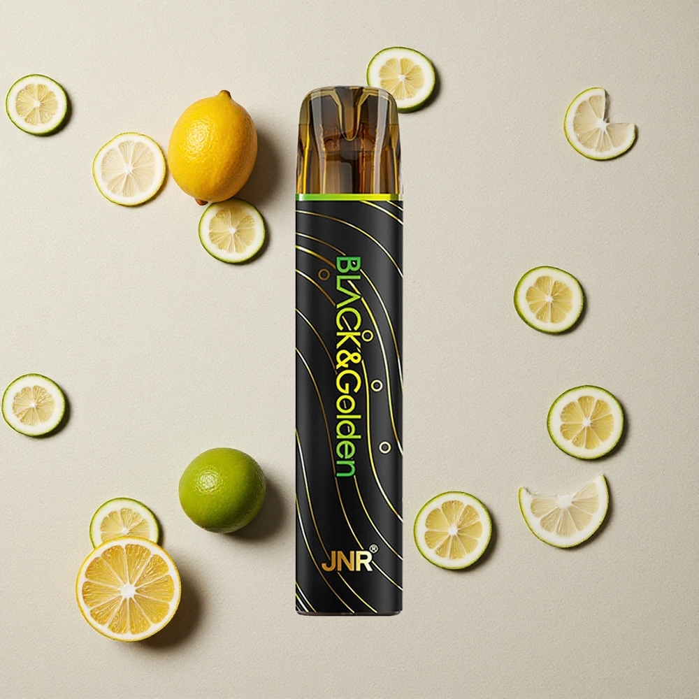 JNR Black&Golden 600+200 Puffs Zitrone & Limette vapes großhandel Österreich 550mAh 2ml TPD