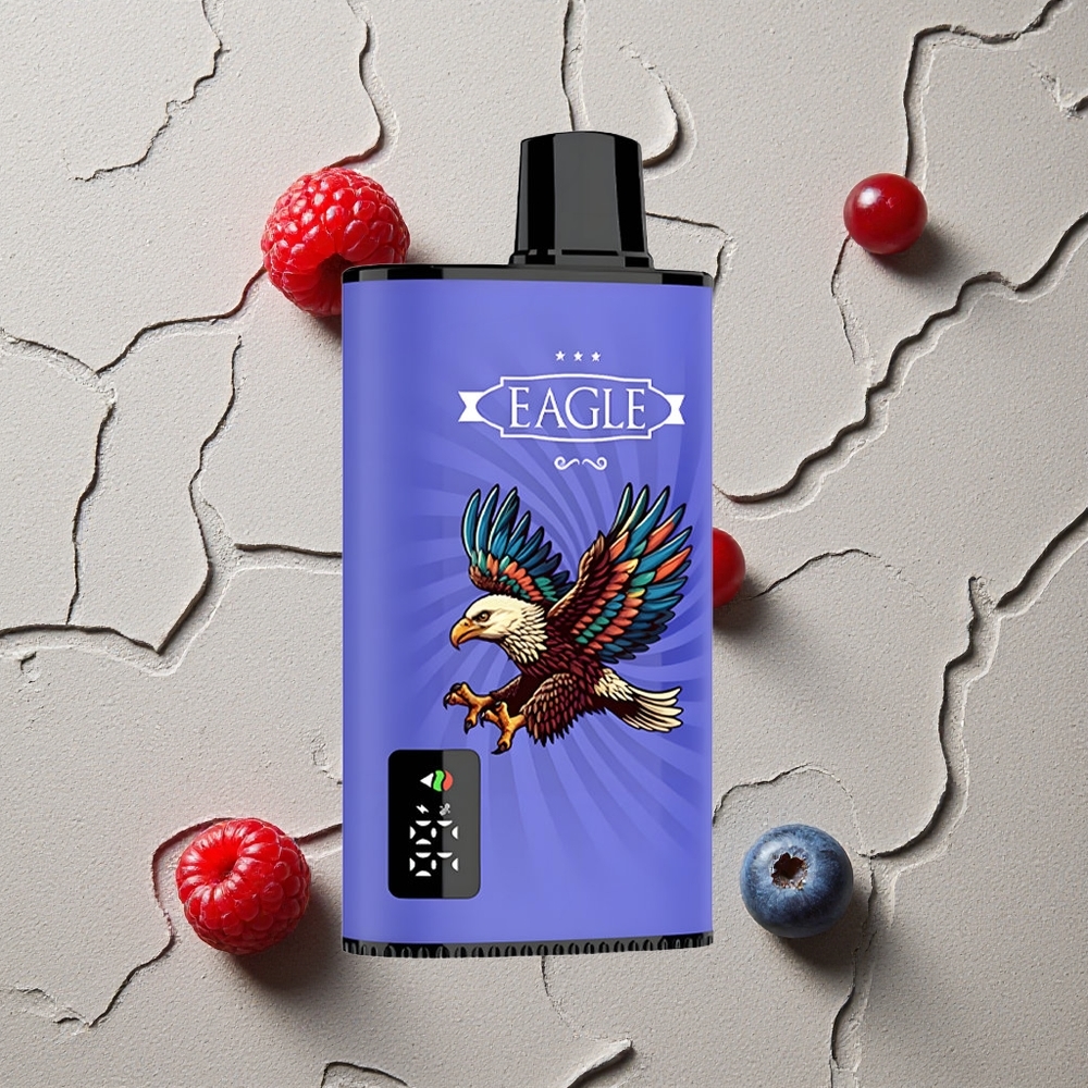 JNR EAGLE Smart 23000 Puffs Blaubeere Himbeere Kirsche vapes großhandel Österreich mit Digitalem Display & Typ-C-Ladeanschluss