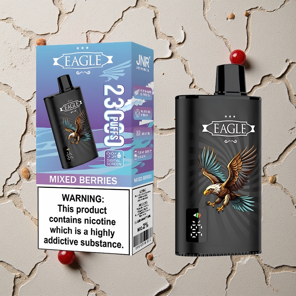 JNR EAGLE Smart 23000 Puffs Einweg-Vape Beerenmix vapes großhandel Österreich Digital Display & Mesh-Coil 1,0 Ohm