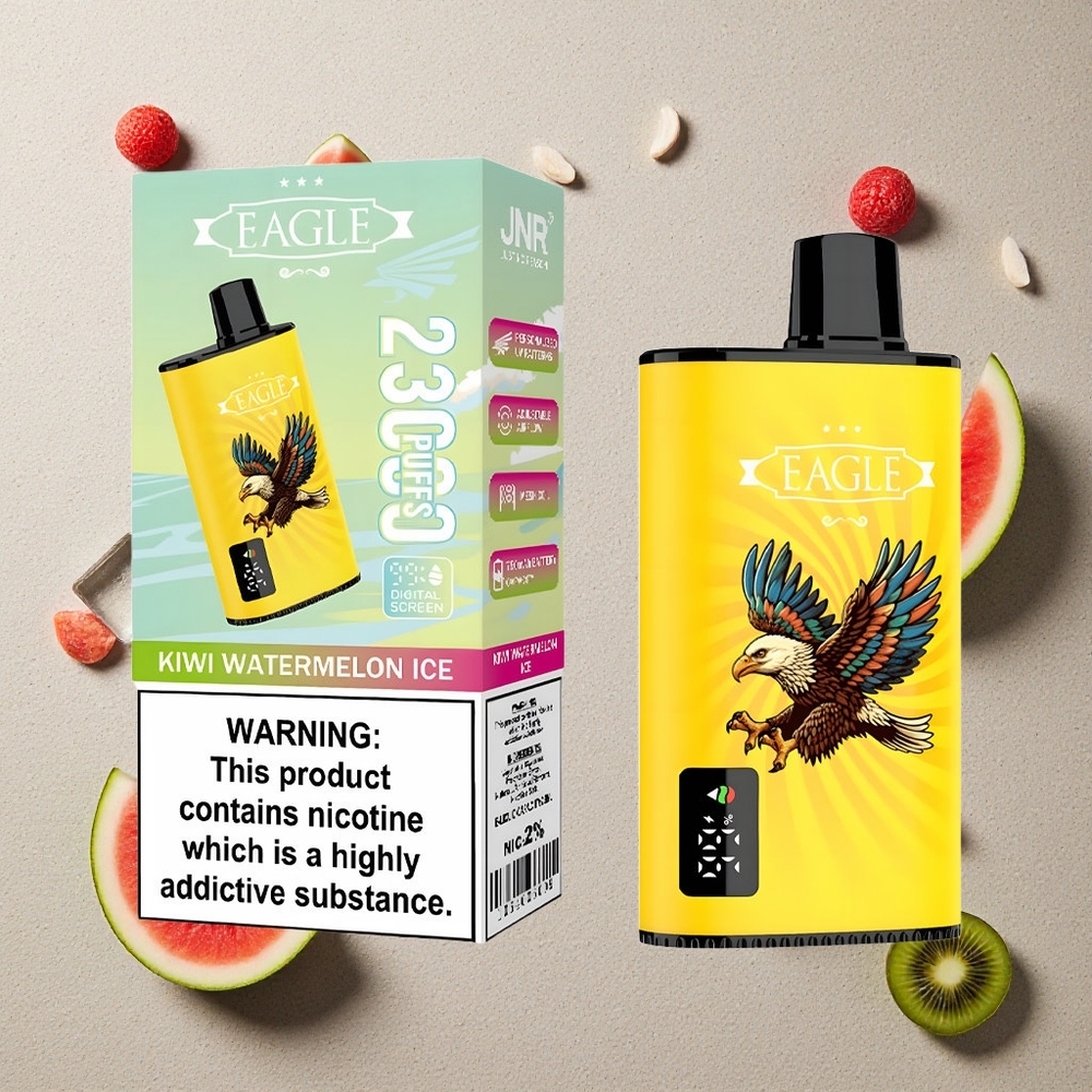 JNR EAGLE Smart 23000 Puffs Kiwi Wassermelone Eis vapes großhandel Österreich mit Digitalem Display & 25ml e-Liquid