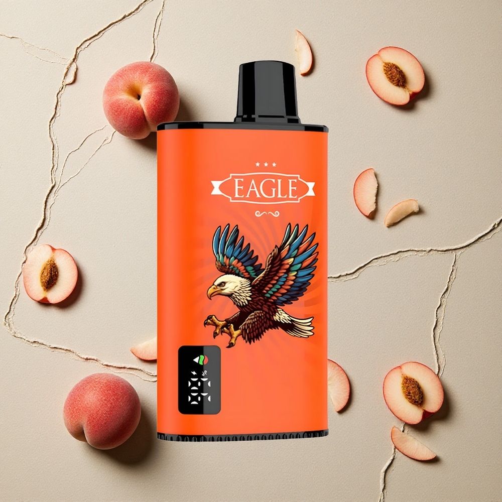 JNR EAGLE Smart 23000 Puffs Saftige Pfirsiche vapes großhandel Österreich Digitales Display 25ml e-Liquid