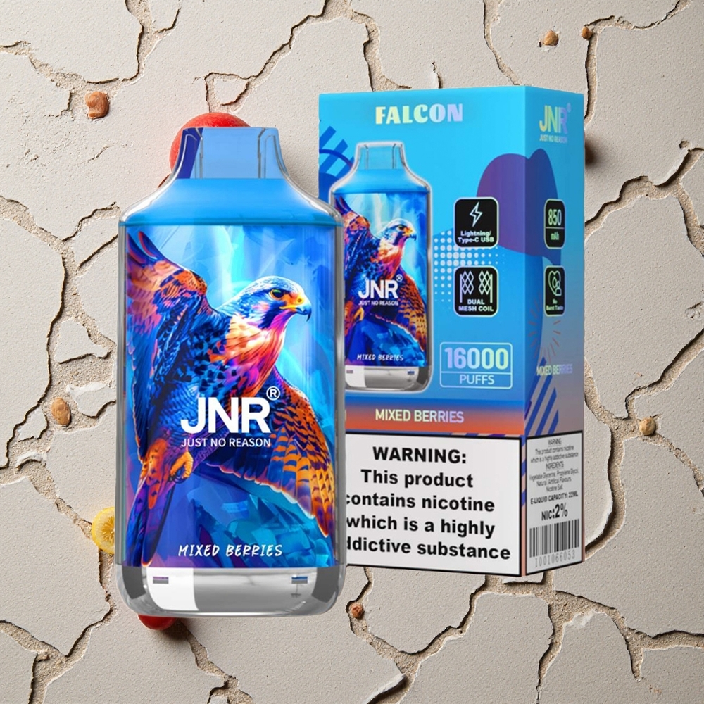 JNR Falcon 16000 Puffs Mixed Beeren vapes großhandel Österreich Dual Mesh Coil 22ml