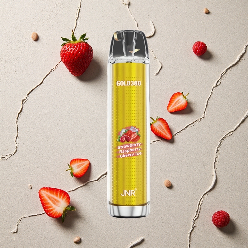 JNR Gold380 6000 Puffs Erdbeere Himbeere vapes großhandel Österreich 1500mAh 13ml