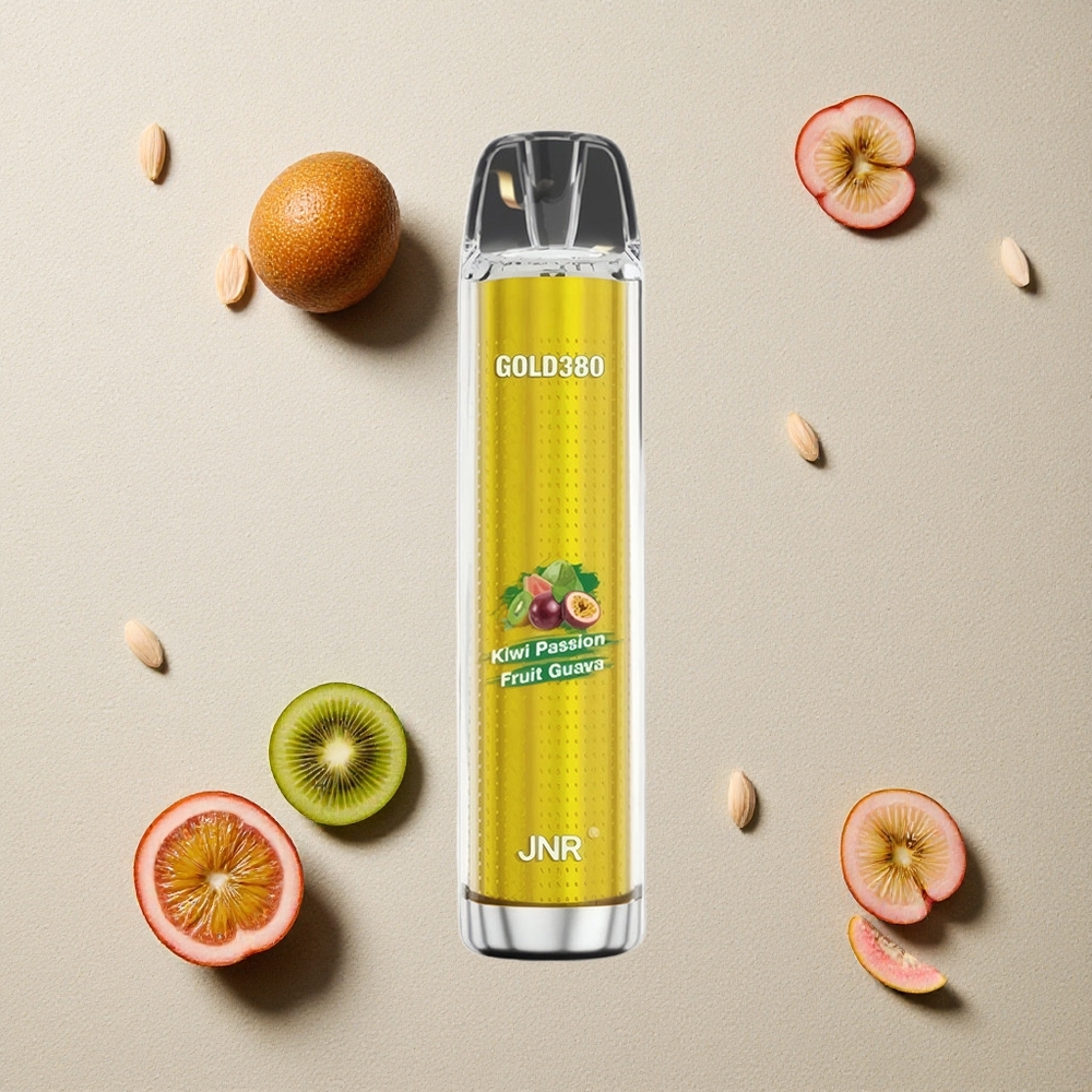 JNR Gold380 6000 Puffs Kiwi Maracuja Guave vapes großhandel Österreich 13ml e-Liquid Kapazität