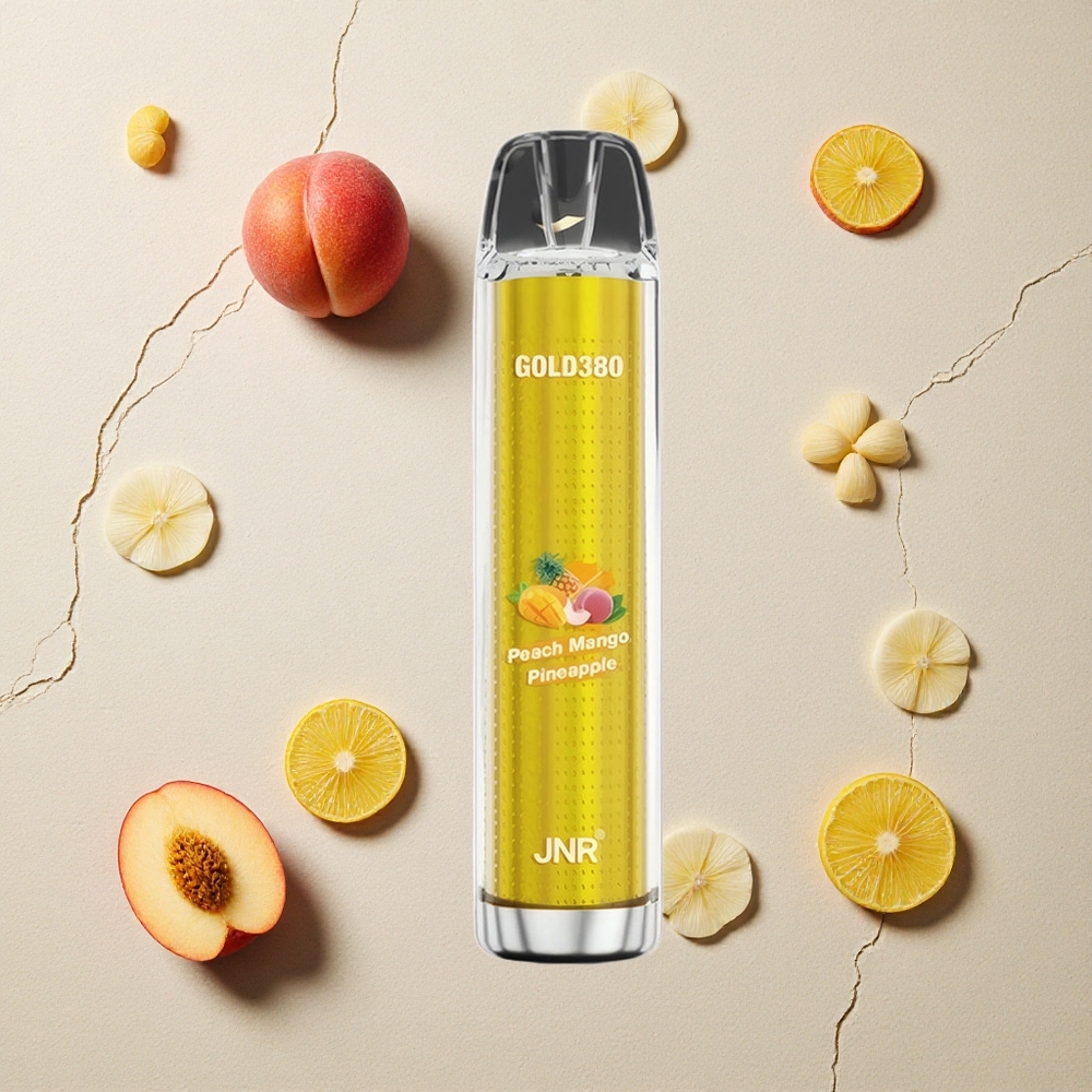 JNR Gold380 6000 Puffs Pfirsich Mango Ananas vapes großhandel Österreich 1500mAh
