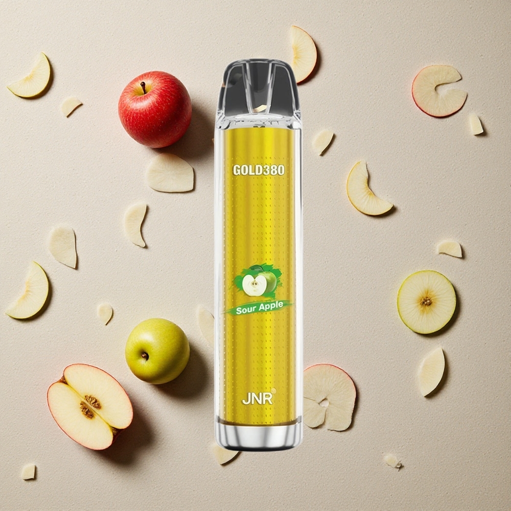 JNR Gold380 6000 Puffs Sour Apple (Sauerapfel) Einweg-Vape 6000 Puffs 13ml vapes großhandel Österreich