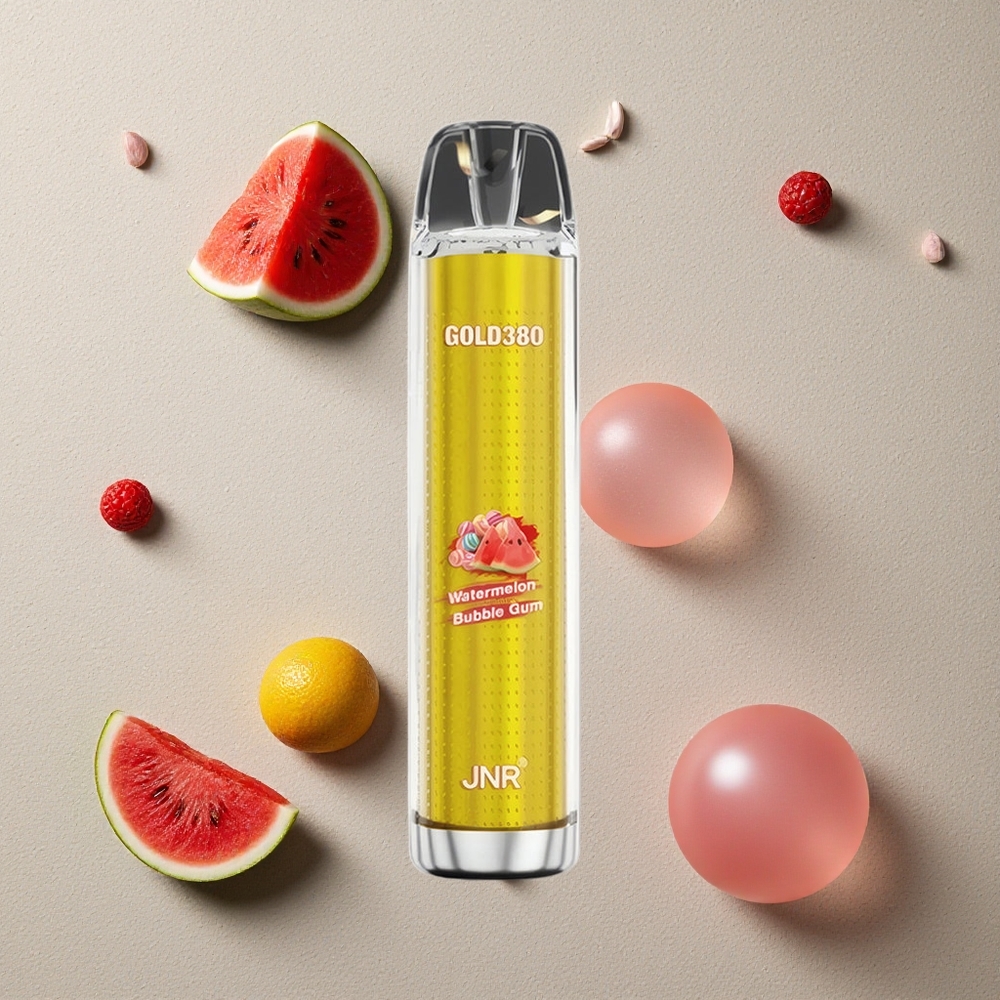 JNR Gold380 6000 Puffs Wassermelone Bubble Gum Vapes Großhandel Österreich 1500mAh 13ml