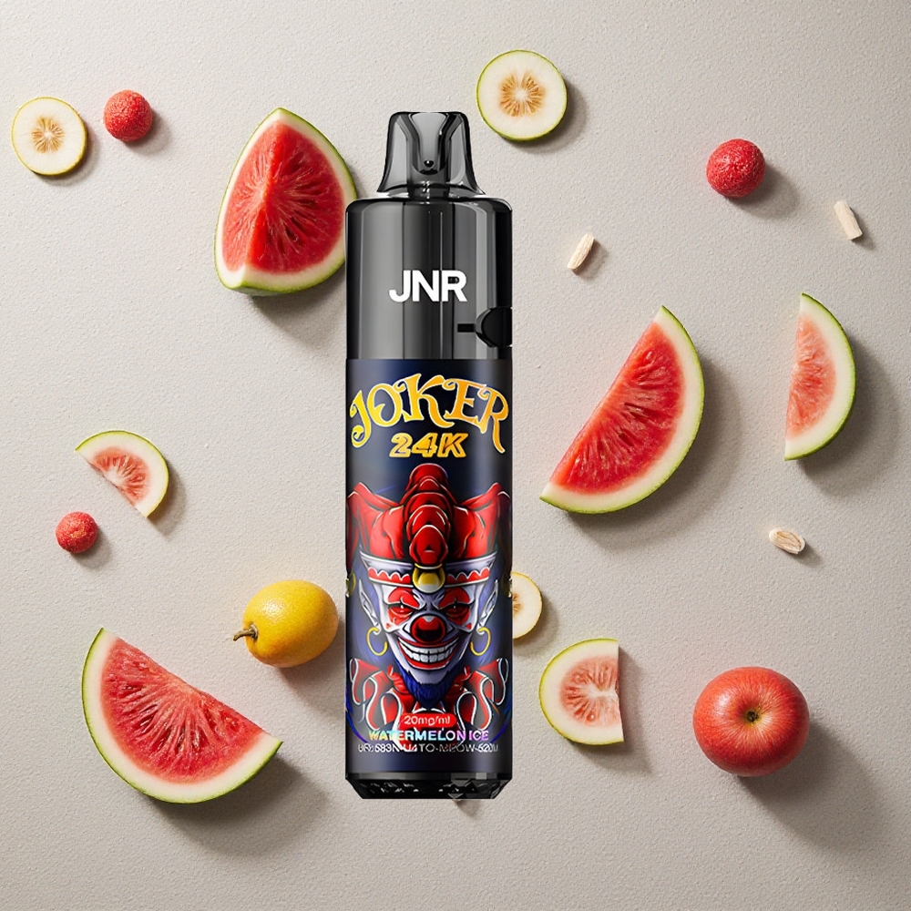 JNR Joker 24K Puffs Wassermelone-Eis vapes großhandel Österreich 2+10ml Nachfüllbar 800mAh