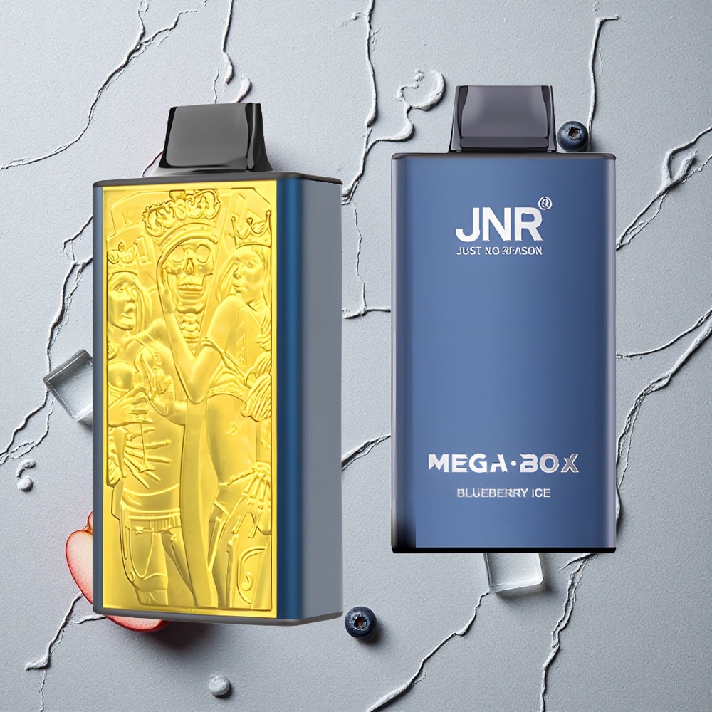 JNR Mega Box 25000 Puffs Blaubeer-Eis vapes großhandel Österreich Dual Mesh Coil & Dual Core