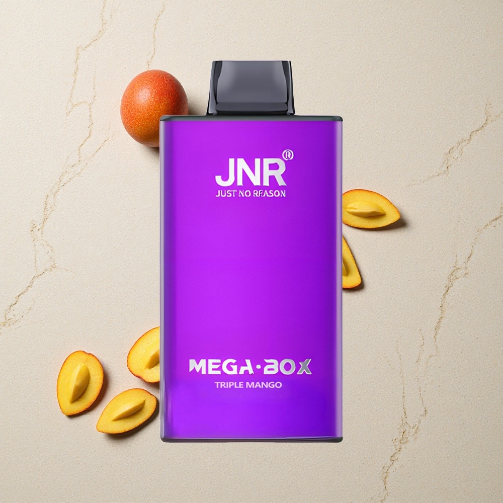 JNR Mega Box 25000 Puffs Dreifach Mango Einweg-Vape 30ml E-Liquid vapes großhandel Österreich