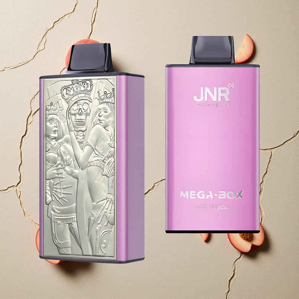 JNR Mega Box 25000 Puffs Duftender Pfirsich 30ml E-Liquid vapes großhandel Österreich Dual Mesh Coil
