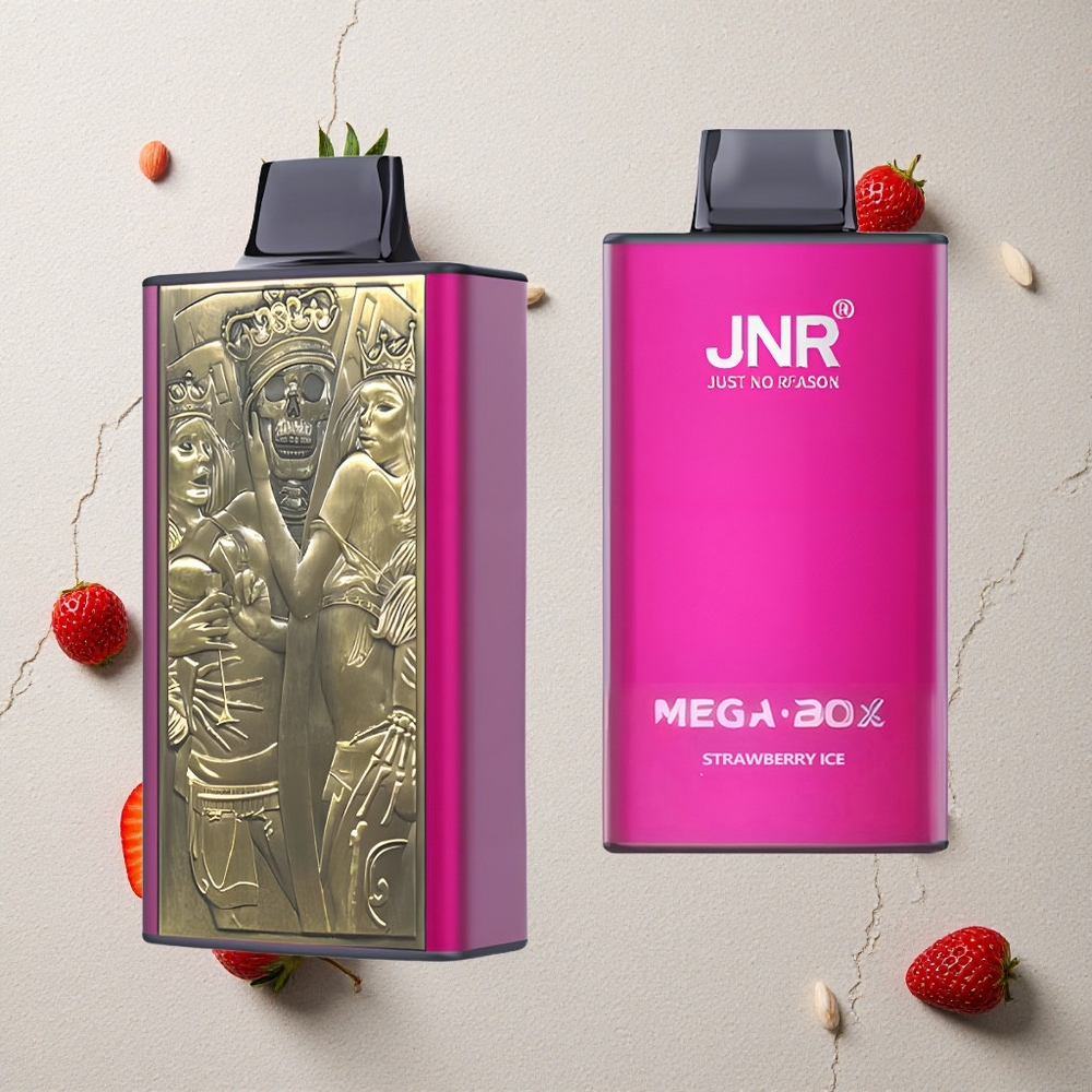JNR Mega Box 25000 Puffs Erdbeer-Eis Einweg-Vape vapes großhandel Österreich 30ml E-Liquid