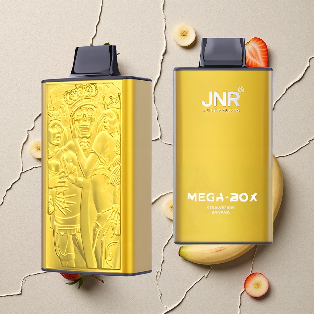 JNR Mega Box 25000 Puffs Erdbeere Banane vapes großhandel Österreich 30ml E-Liquid 850mAh