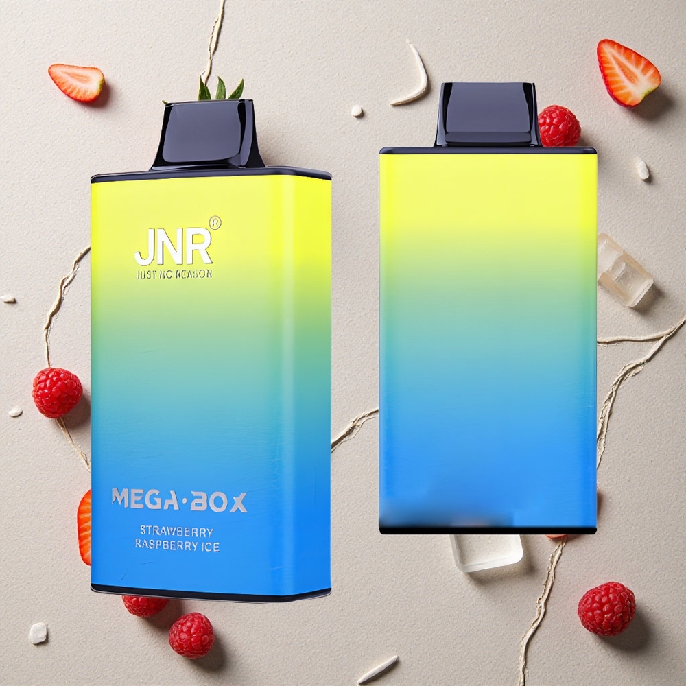 JNR Mega Box 25000 Puffs Erdbeere Himbeere Eis vapes großhandel Österreich Dual Mesh Coil & Dual Core