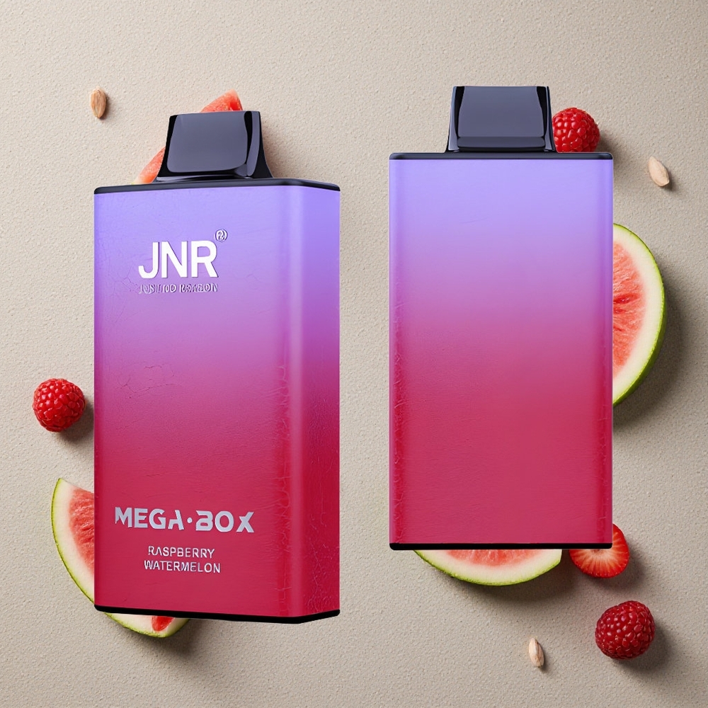 JNR Mega Box 25000 Puffs Himbeere Wassermelone vapes großhandel Österreich Dual Mesh Coil & Dual Core