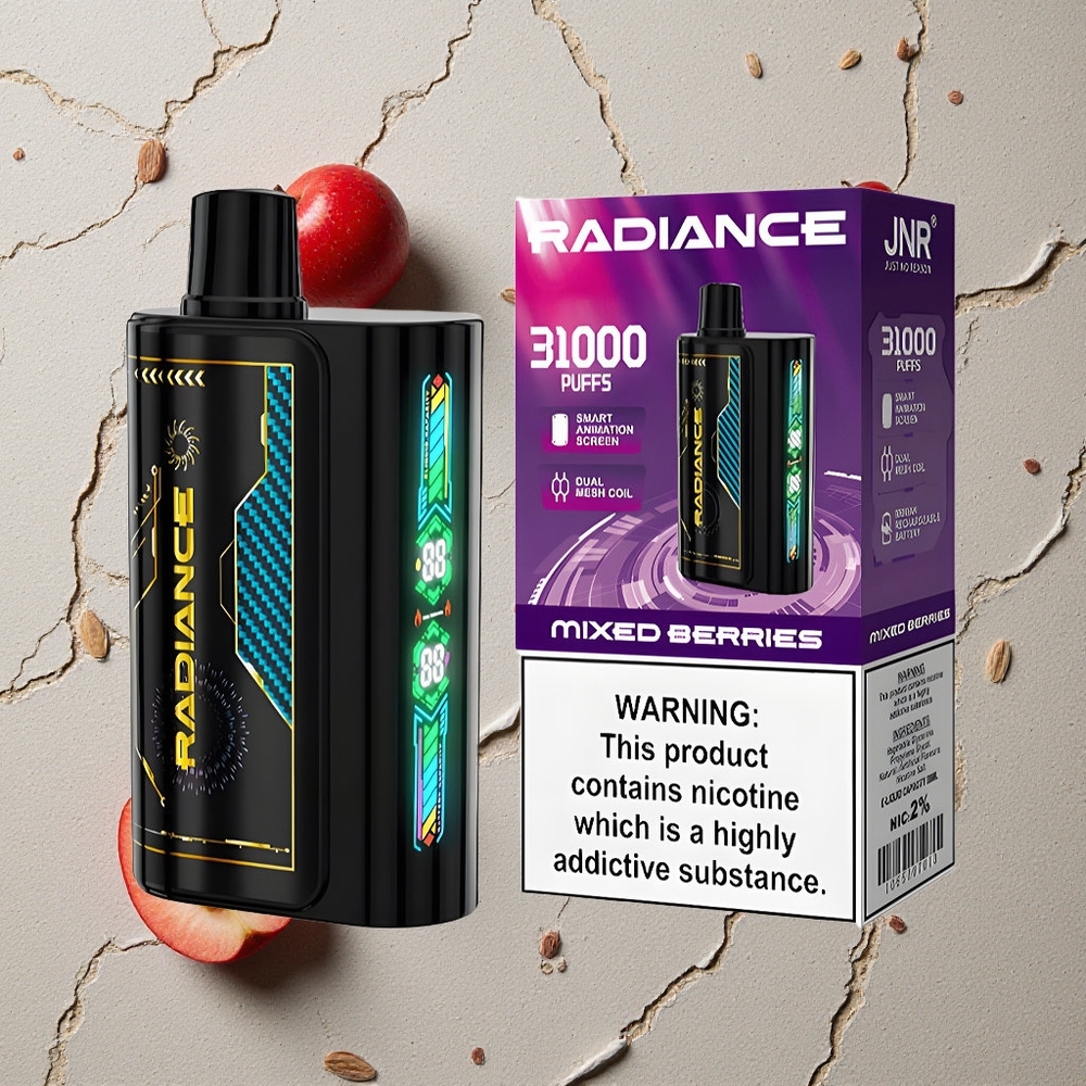 JNR Radiance 31000 Puffs Mischbeeren vapes großhandel Österreich Dual Mesh Coil & 950 mAh Akku