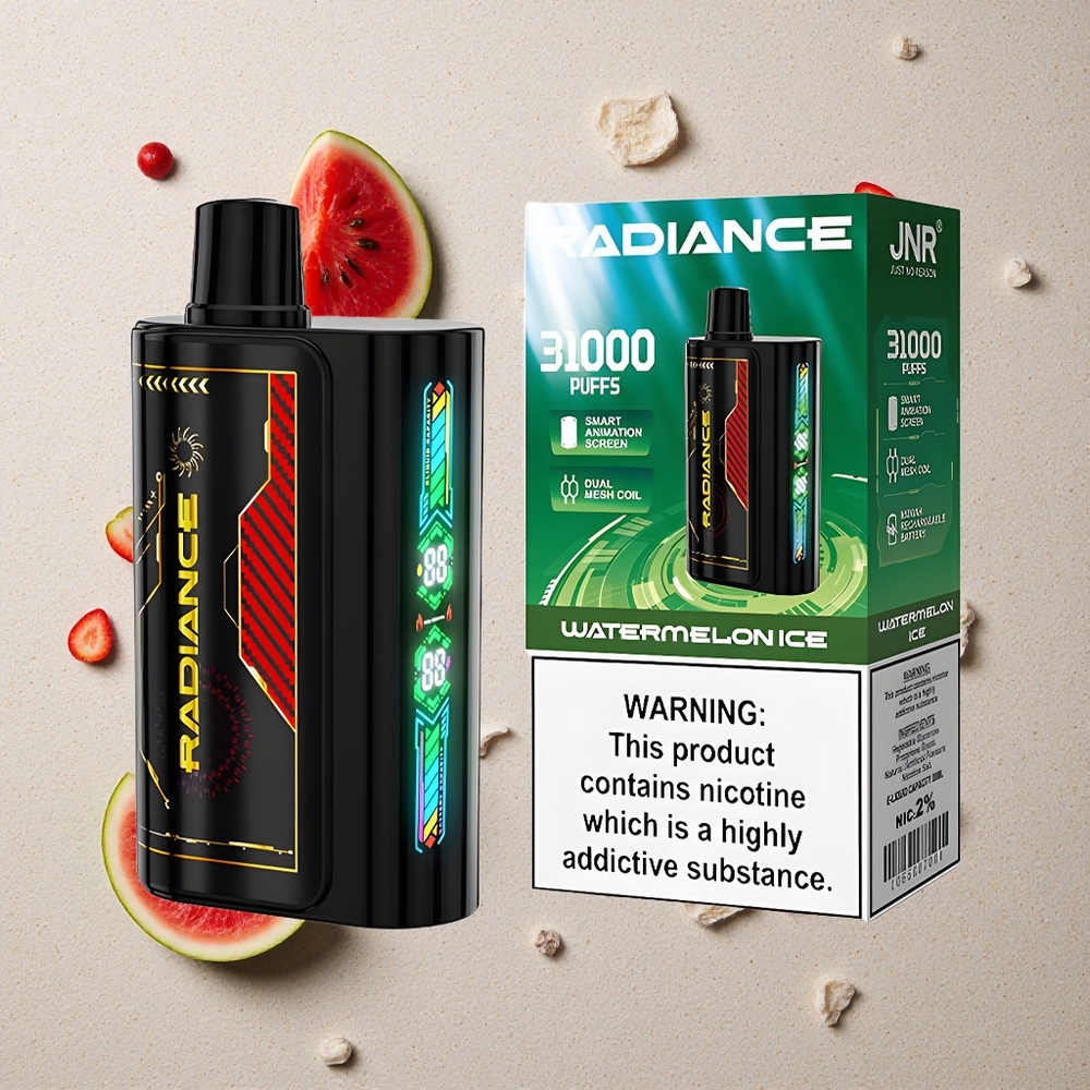 JNR Radiance 31000 Puffs Wassermelone-Eis vapes großhandel Österreich Dual Mesh Coil