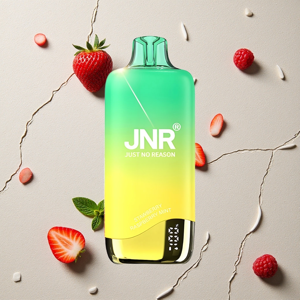 JNR Rainbow 10500 Puffs Erdbeere Himbeere Minze vapes großhandel Österreich 18ml e-Liquid Tank 600mAh