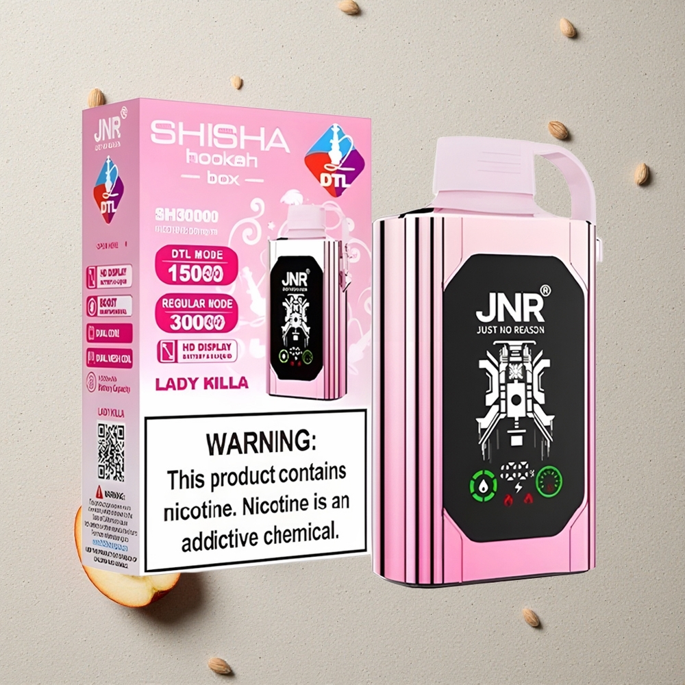 JNR Shisha Hookah Box 20500 Puffs Lady Killa (Dame Töter) vapes großhandel Österreich HD Display 25ml E-Liquid