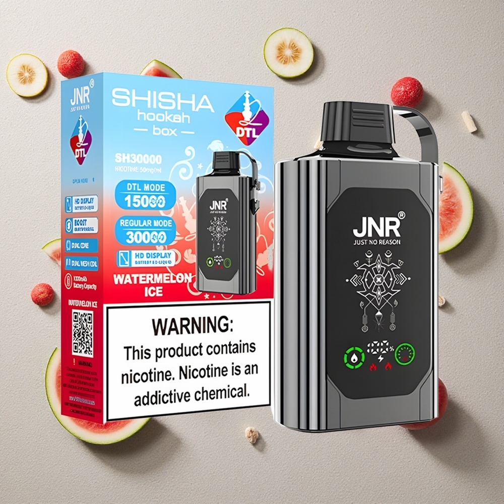 JNR Shisha Hookah Box 20500 Puffs Wassermelone-Eis vapes großhandel Österreich HD Display Typ-C Schnellladung