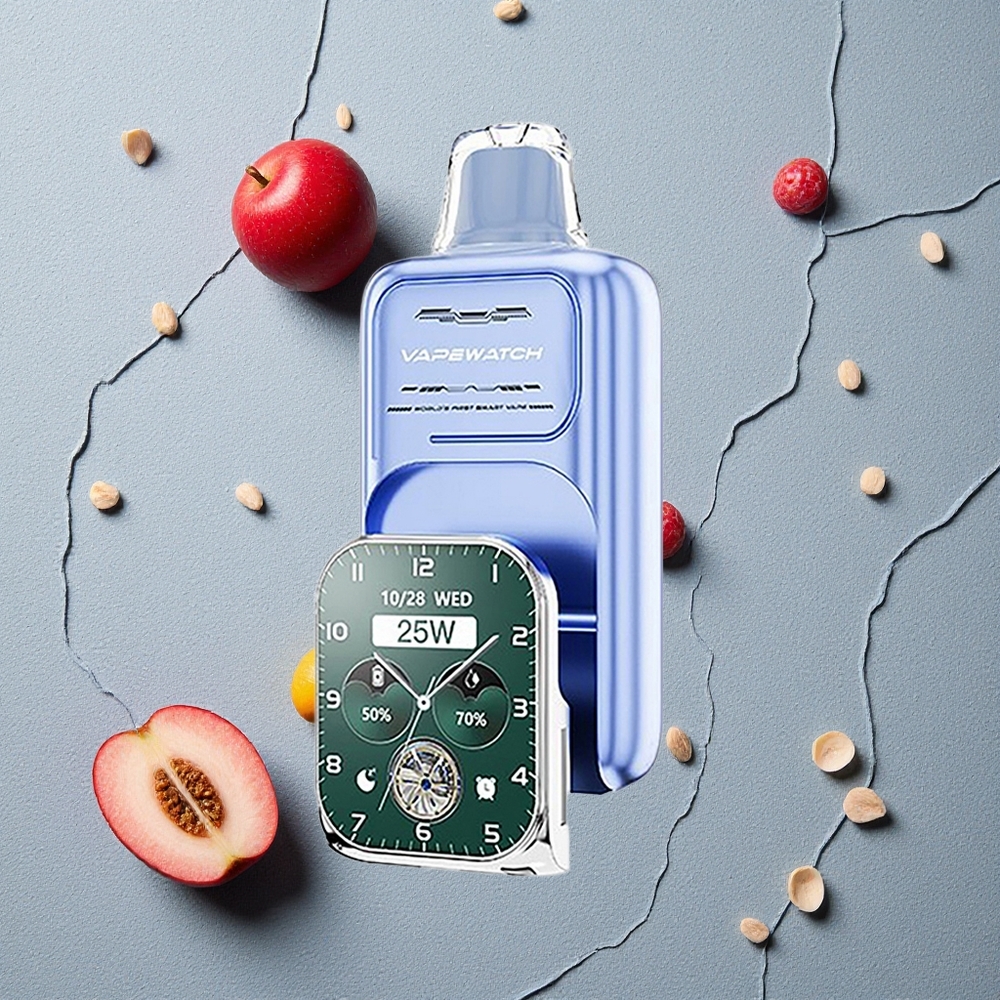 JNR Vape Watch 30000 Puffs Blau-Razz Eis vapes großhandel Österreich Dual Mesh Coil 19mL