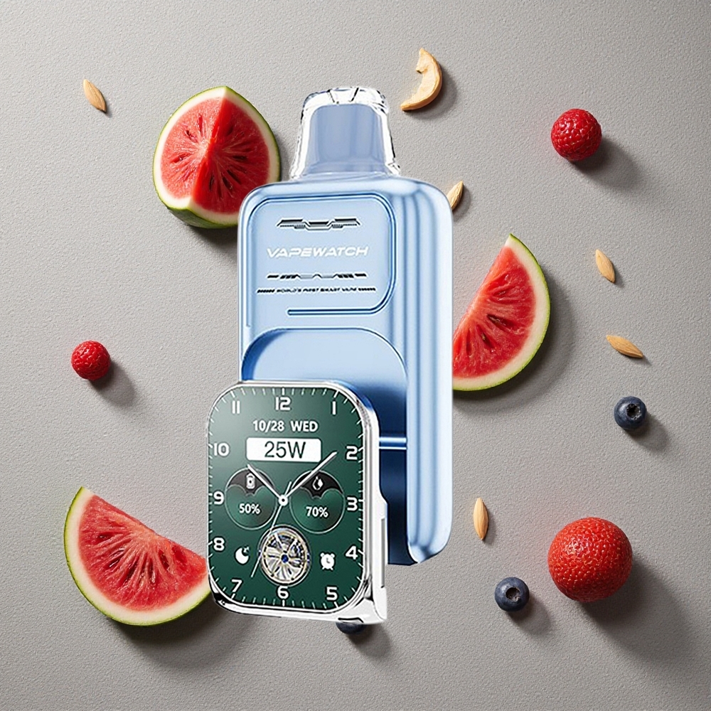 JNR Vape Watch 30000 Puffs Blauberry Wassermelone vapes großhandel Österreich Dual Mesh Coil 19mL