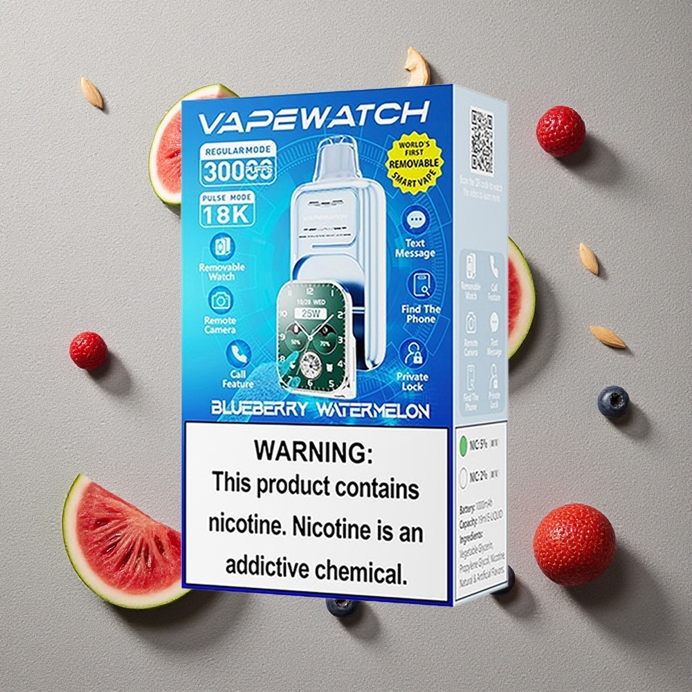 JNR Vape Watch 30000 Puffs Blauberry Wassermelone vapes großhandel Österreich Dual Mesh Coil 19mL