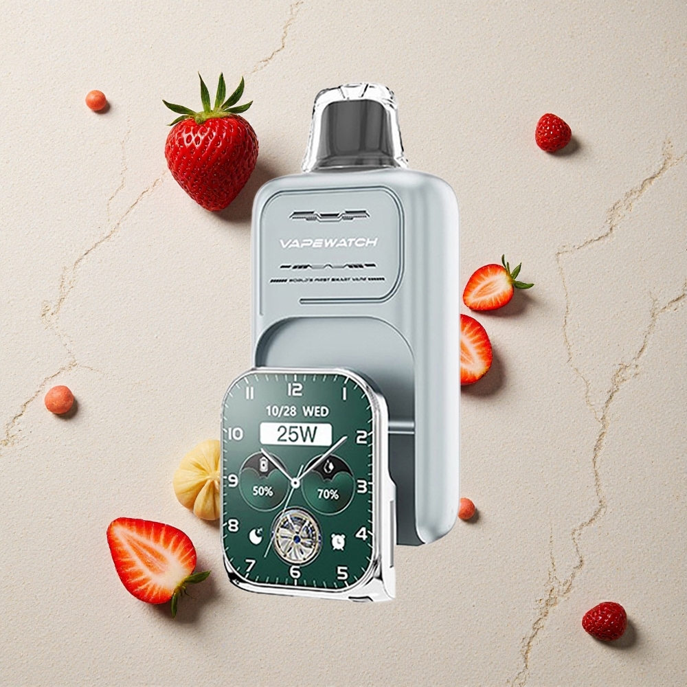 JNR Vape Watch 30000 Puffs Erdbeer-Eis vapes großhandel Österreich Dual Mesh Coil 19mL